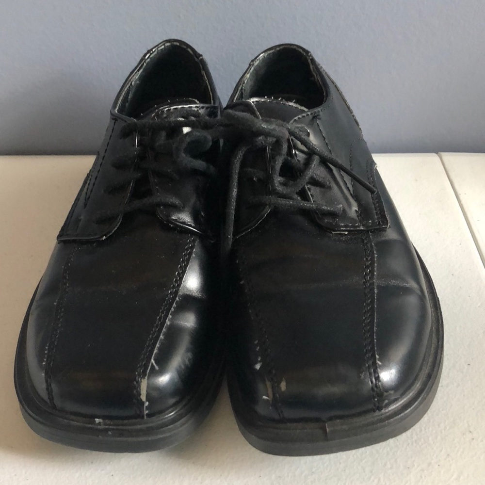 Boys Black dress shoes